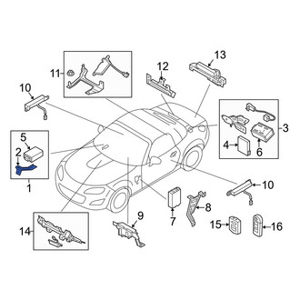 Mazda OE - Keyless Entry Receiver Bracket