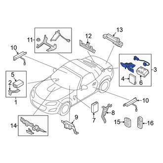 Mazda OE - Anti-Theft Alarm Siren