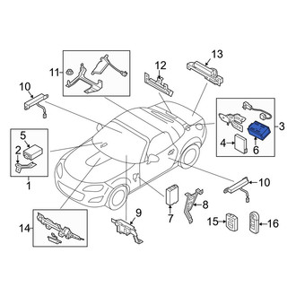 Mazda OE - Rear Keyless Entry Receiver