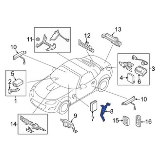 Mazda OE - Keyless Entry Module Bracket