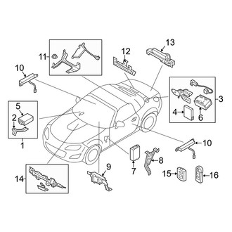 Mazda OE - Electrical - Keyless Entry Components