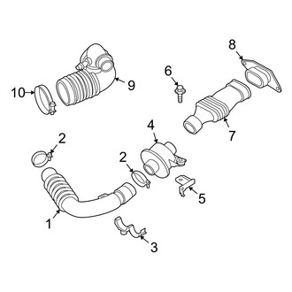 Mazda OE - Engine - Air Inlet (2.0L Standard Tr 6-Speed)