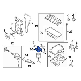 Mazda OE - Engine Oil Filter Adapter