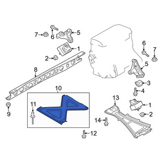 Mazda OE - Rear Floor Pan Crossmember