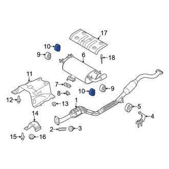 Mazda OE - Exhaust System Hanger
