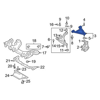 Mazda OE - Front Left Upper Suspension Control Arm