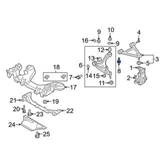 Mazda OE - Lateral Arm Bolt