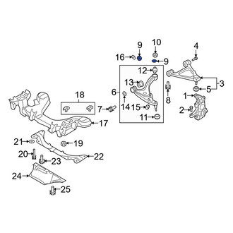 Mazda OE - Rear Alignment Camber Adjusting Eccentric