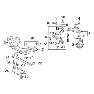 Mazda OE - Front Suspension - Suspension Components