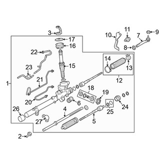 Mazda OE - Steering Gear & Linkage