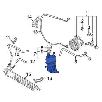 Mazda Miata MX-5 Power Steering Reservoirs Caps, Seals — CARiD
