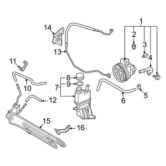 Mazda OE - Steering Gear & Linkage - Pump & Hoses