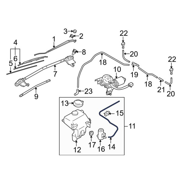 Windshield Washer Hose