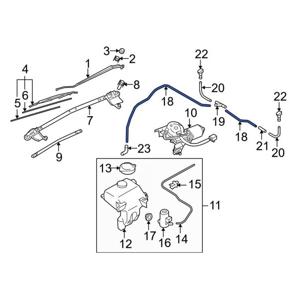 Windshield Washer Hose