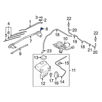 Mazda OE - Wiper Linkage Bolt