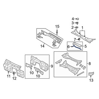 Mazda OE - Cowl Cover Gasket