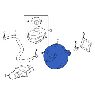 Mazda Miata MX-5 Power Brake Boosters & Parts Vacuum Boosters — CARiD