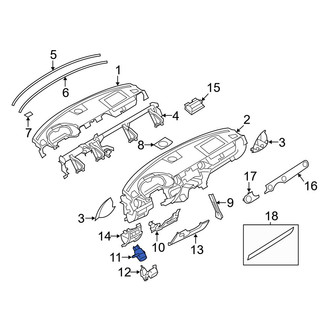 Mazda OE - Cabin Air Temperature Sensor