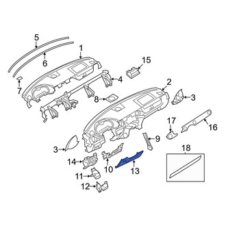 Mazda OE - Instrument Panel Cover