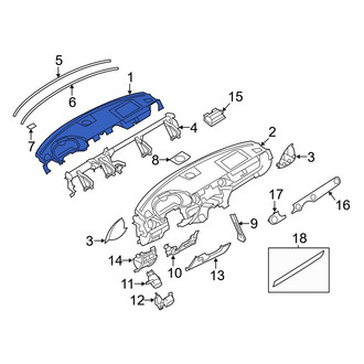 Mazda OE - Upper Dashboard Panel