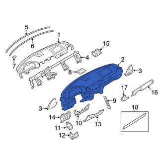 Mazda OE - Lower Dashboard Panel