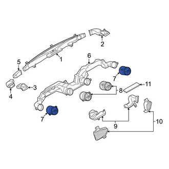Mazda OE - Upper Outer Dashboard Air Vent