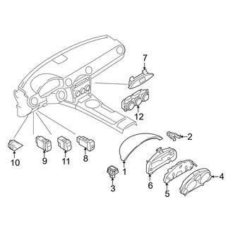 Mazda OE - Instrument Panel - Cluster & Switches