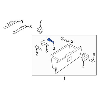 Mazda OE - Center Console Armrest Bumper