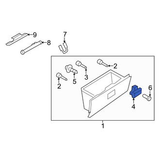 Mazda OE - Front Glove Box Latch