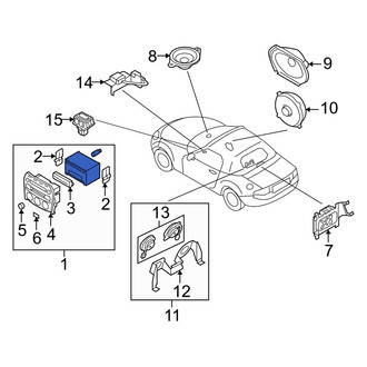 Mazda OE - Radio Control Unit
