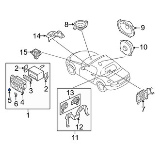 Mazda OE - Radio Knob