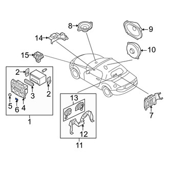 Mazda OE - Radio Cover