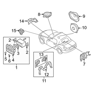 Mazda OE - Instrument Panel - Sound System
