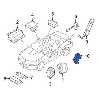 Mazda OE - Rear Air Bag Impact Sensor