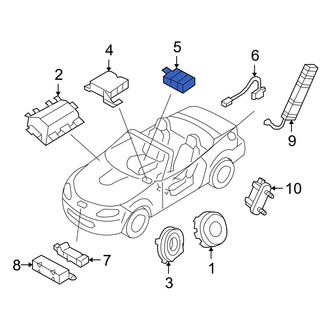 Mazda OE - Front Air Bag Seat Sensor Mat