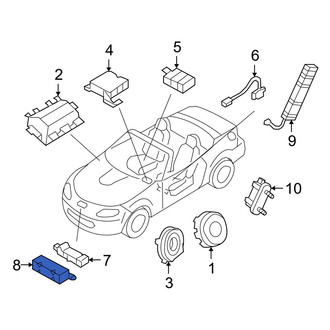 Mazda OE - Air Bag Impact Sensor Bracket