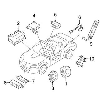 Mazda OE - Restraint Systems - Air Bag Components
