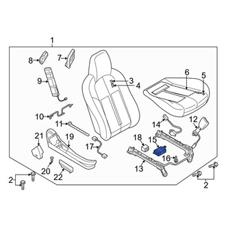 Mazda OE - Front Air Bag Seat Sensor Mat