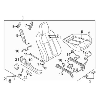 Mazda OE - Seats & Tracks - Front Seat Components