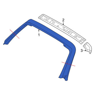 Mazda OE - Front Windshield Frame
