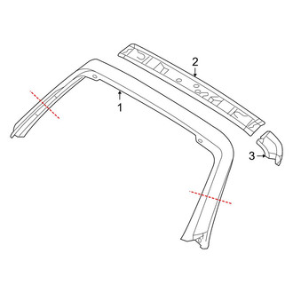 Mazda OE - Roof - Windshield Header & Components
