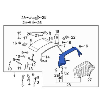 Mazda OE - Convertible Top Assembly