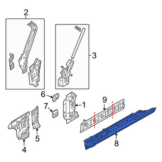 Mazda OE - Right Rocker Panel