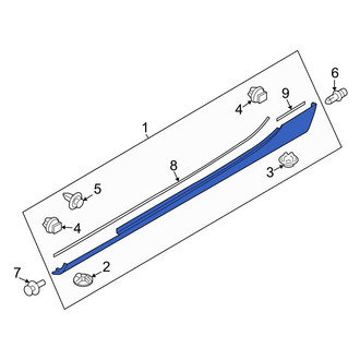 Mazda OE - Left Rocker Panel Guard