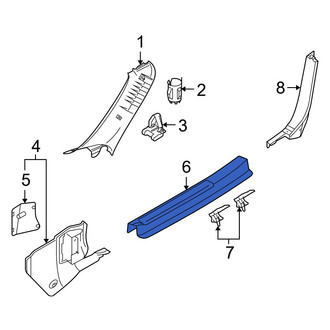 Mazda OE - Left Door Sill Plate