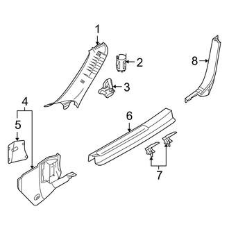 Mazda OE - Pillars, Rocker & Floor - Interior Trim