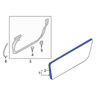 Mazda OE - Front Left Door Shell