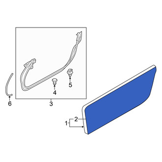 Mazda OE - Front Left Outer Door Outer Panel