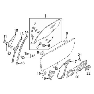 Mazda OE - Door - Glass & Hardware