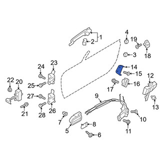 Mazda OE - Front Door Latch Assembly